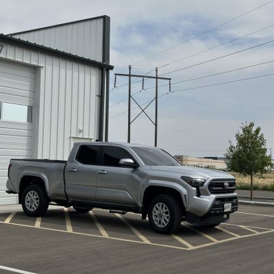 2025 Toyota Tacoma with ceramic tint, after photo 7