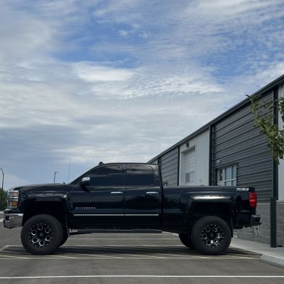 2014 Chevrolet Silverado with ceramic tint, after photo 2