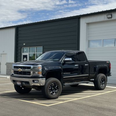 2014 Chevrolet Silverado with ceramic tint, after photo 1