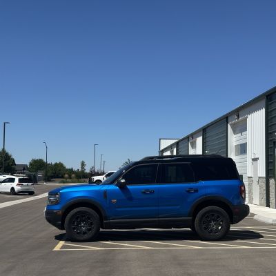 2024 Ford Bronco Sport with ceramic tint, after photo 1