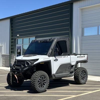 2025 Polaris Ranger wrapped in Ceramic Pro Tint