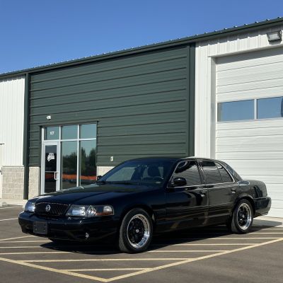 2003 Mercury Grand Marquis with ceramic tint, after photo 1