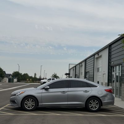 2016 Hyundai Sonata with ceramic tint, after photo 2