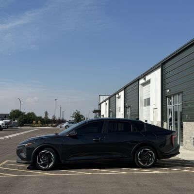 2025 Kia K4 with carbon tint, after photo 2