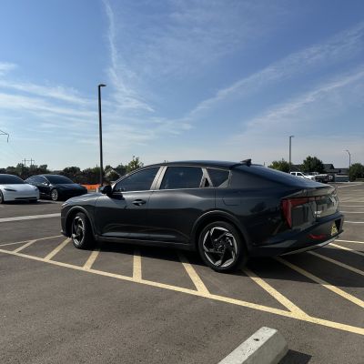 2025 Kia K4 with carbon tint, after photo 3